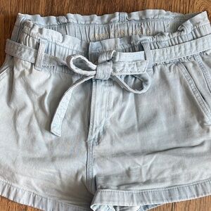 American Eagle Outfitters Sky Blue High Waist Shorts